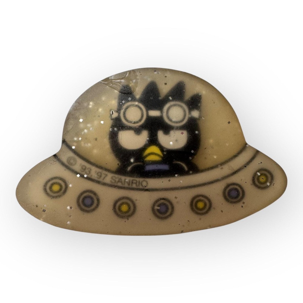 Vintage Rare 1997 Sanrio Bad Badtz Maru Sparkle Eraser Hello Kitty